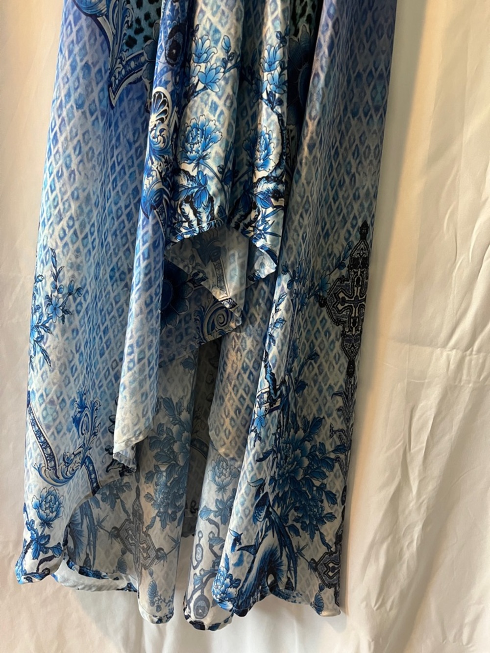 Blue Bohemian Halter Maxi Dress - Picture 5 of 6
